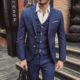 (jakke+vest+bukser) Formell Forretningsdress