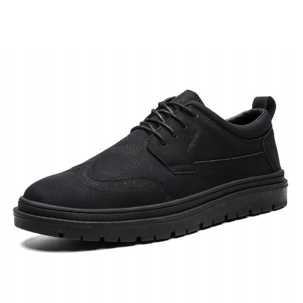 Business Work Italiensk Skinn Sport Elegante Sko