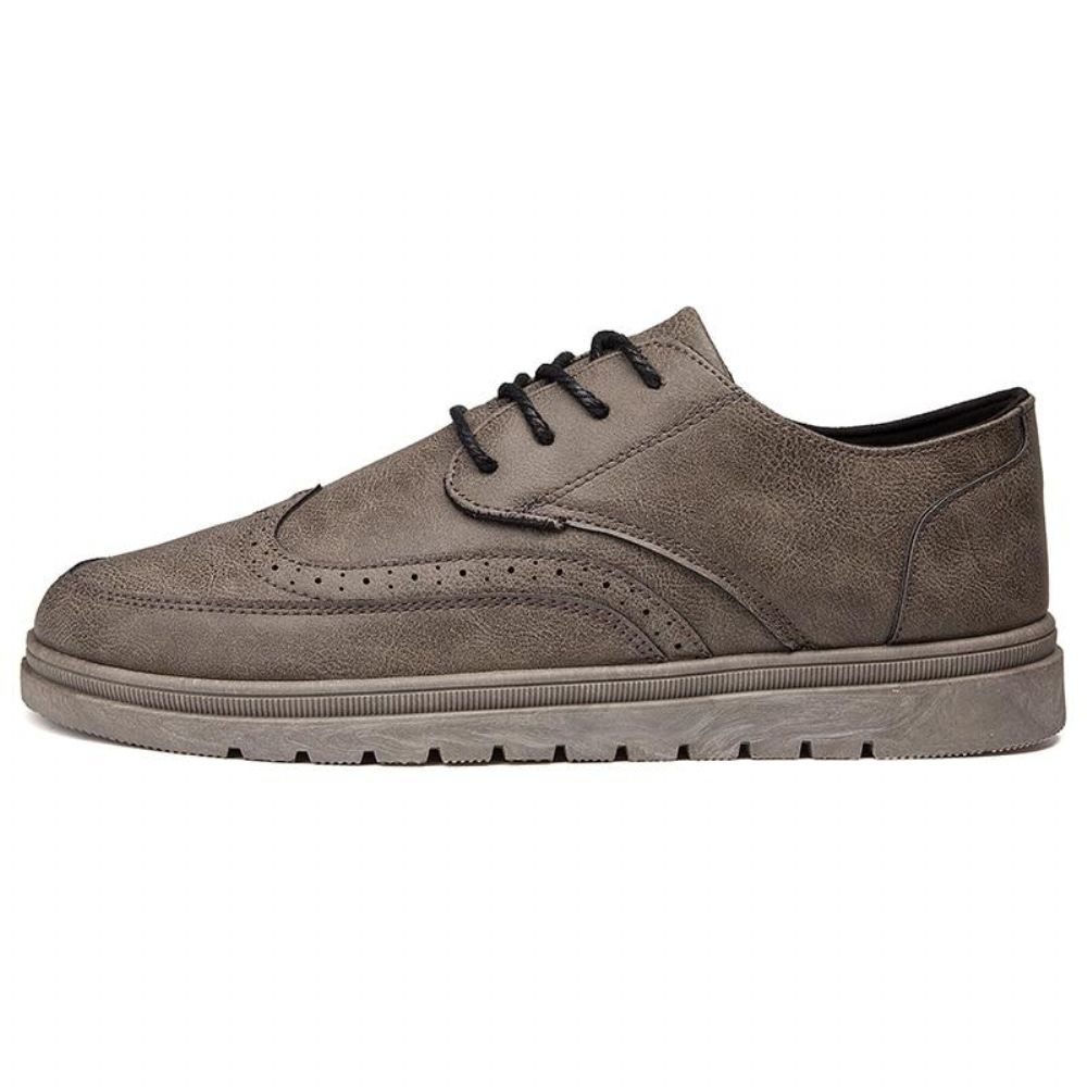 Business Work Italiensk Skinn Sport Elegante Sko
