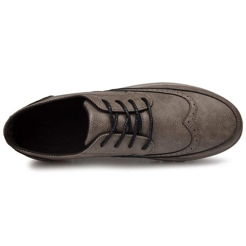 Business Work Italiensk Skinn Sport Elegante Sko