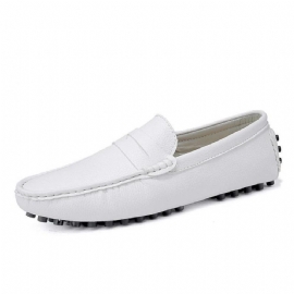 Loafers I Ekte Skinn Med Pigger
