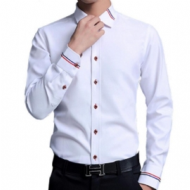 Designerskjorte I Bomull Med Slim Fit